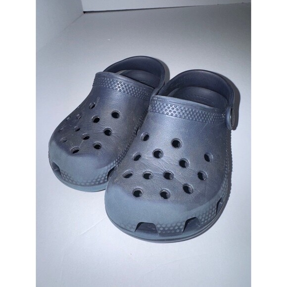 Crocs Navy blue toddler size 8 - Picture 1 of 10